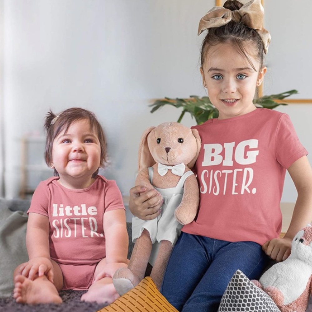 NWT! Little Sister/Big Sister set. 0-3M/3T
